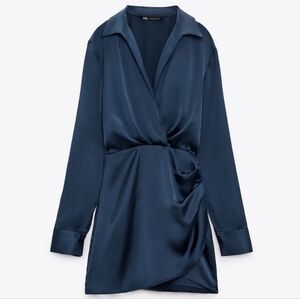 Zara Satin Effect Dress